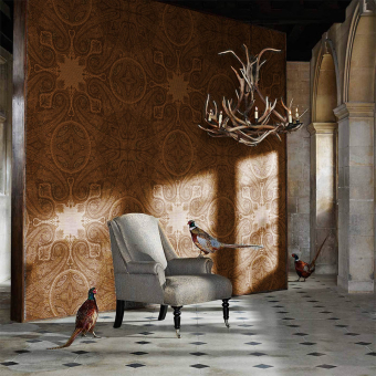 Papel pintado panorámico Elswick Paisley