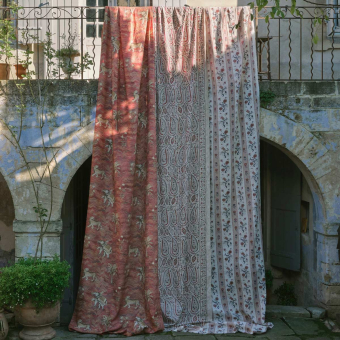 Tissu Papaver Stripe