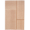Alfombra monocromo Patch Codimat Collection Brown 114159-170x240