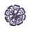 Cartisane Volanges Houl&egrave;s VIOLET AMARANTE 36006-9450