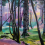 Papel pintado panor&aacute;mico El Bosque de los Susurros Etoffe.com x Olivier Morel Multicolore foret-28