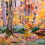 Papel pintado panor&aacute;mico Leyendas de oto&ntilde;o Etoffe.com x Olivier Morel Multicolore foret-48