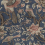 Papel pintado Wings in Bloom Rebel Walls Dark blue R20971