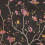 Papel pintado Whispering Petals Rebel Walls Black R20362