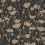 Papel pintado Shimmering Poppies York Wallcoverings Black & Gold ZA8066