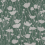 Papel pintado Shimmering Poppies York Wallcoverings Green & Silver ZA8068