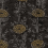 Papel pintado French Marigold York Wallcoverings Black & Gold ZA8017