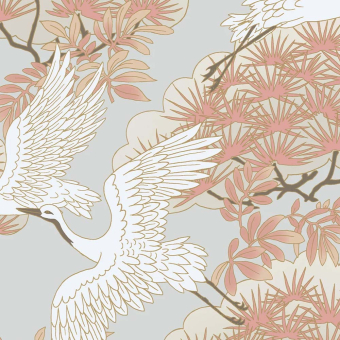 Papel pintado Sprig and Heron