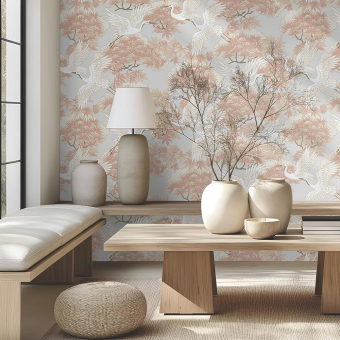 Papel pintado Sprig and Heron