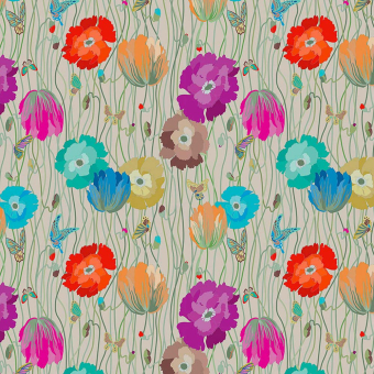 Papel pintado Poppies