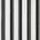 Papel pintado Block Print Stripe Farrow and Ball Off black BP/754