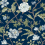 Papel pintado Courtyard York Wallcoverings Navy MX9652
