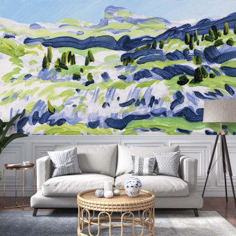 Papel pintado panorámico La Montaña Mágica