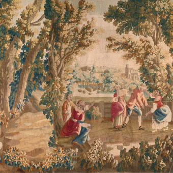 Papel pintado panorámico Tapisserie Aubusson Escenas Pastorales