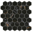 Mosaico Hexagonal 48 Dhoorse Portoro RGHX4810