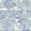 Papel pintado Highgrove Lienzo Sanderson Tetbury Blue DHIP217480