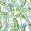 Papel pintado Augusta Thibaut Blue and Green T45038