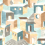 Papel pintado Chora Code Morning blue 00024 intiss