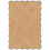 Alfombra Scallop Jute Layered Misty blue SCAJUMB140200