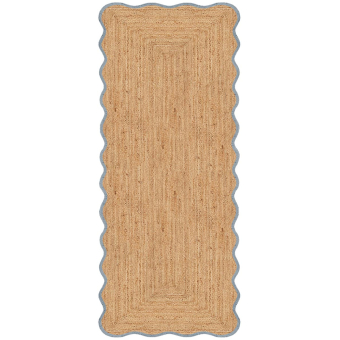 Alfombra de pasillo Scallop Jute