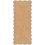 Alfombra de pasillo Scallop Jute Layered Misty Blue SCAJUMB75240