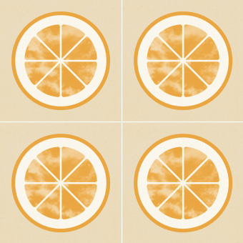 Baldosa de cemento L'Orange