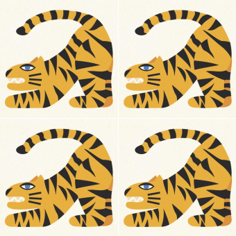Baldosa de cemento Le Tigre