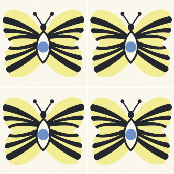 Baldosa de cemento Le Papillon de Nuit