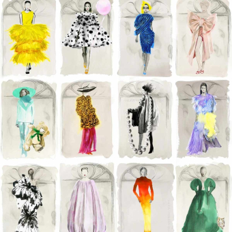 Papel pintado Couture Carousel with Windows