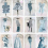 Papel pintado Couture Carousel with Windows Cole and Son China Blue Pearl 175/2010M