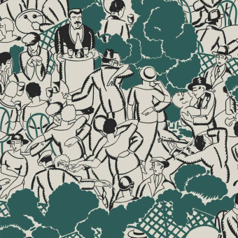 Papel pintado La Guinguette