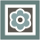 Azulejo de cemento Rose Corner De Tegel Small 5393-7x7x1,6