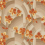 Papel pintado Fleurine Papier fran&ccedil;ais  Orange AD-011-001-ROLL
