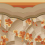 Papel pintado panor&aacute;mico Fleurine Papier fran&ccedil;ais  Orange AD-011-001-PANEL