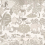 Papel pintado Animal Kingdom Little Greene Portland Stone ANI_KIN_02