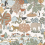 Papel pintado Animal Kingdom Little Greene Pea ANI_KIN_03