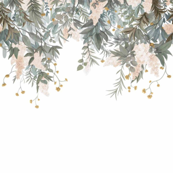 Papel pintado panorámico Wisteria