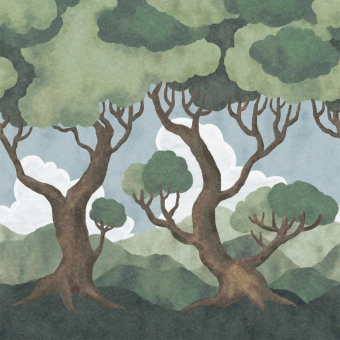 Papel pintado panorámico In the Forest