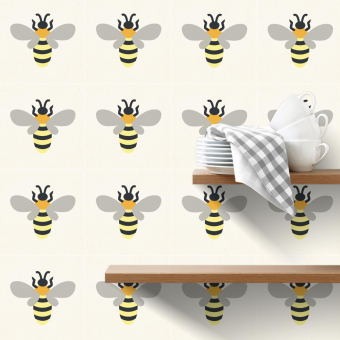 Baldosa de cemento L'Abeille