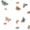 Papel pintado adhesivo Butterfly House Rifle Paper Co. White PSW1632RL
