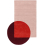 Alfombra Teorema &ndash; Hybrid AMINI Red powder Amini-27641