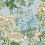 Papel pintado Peony Garden Thibaut Spa Blue T42020