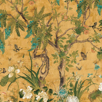 Papel pintado panorámico Wild Wisteria