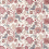 Tela Salisbury Embroidery Sanderson Crimson DHIF237605