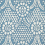 Papier peint Chamomile Thibaut Blue and white T14314