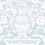 Papier peint Galway Thibaut Spa Blue T14360