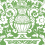 Papier peint Galway Thibaut Green T14359
