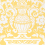 Papier peint Galway Thibaut Yellow T14366