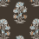 Papier peint Lily Flower Thibaut Black T13200
