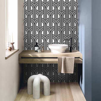 Papel pintado Hendrix Deco Arches Geometric Unpasted
